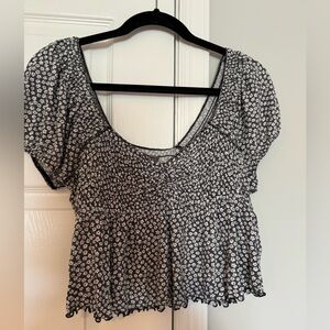 Urban Outfitters Flowery Flowy Top